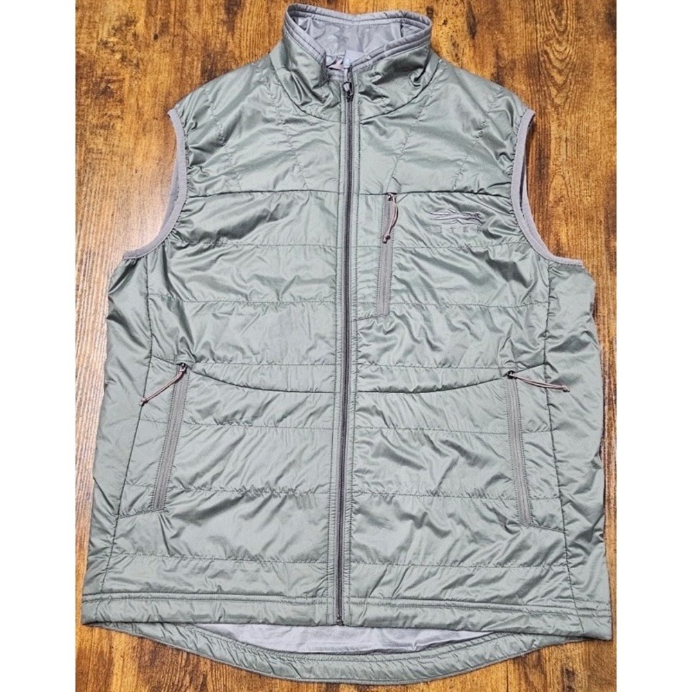 Sitka Kelvin Aerolite Vest 100% Polyester Gray Men's Size Large